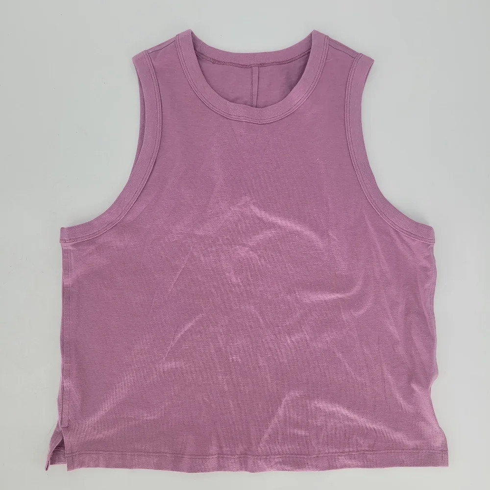 Lululemon Hold Tight Cropped purpler Tank Top size small - Picture 1 of 6